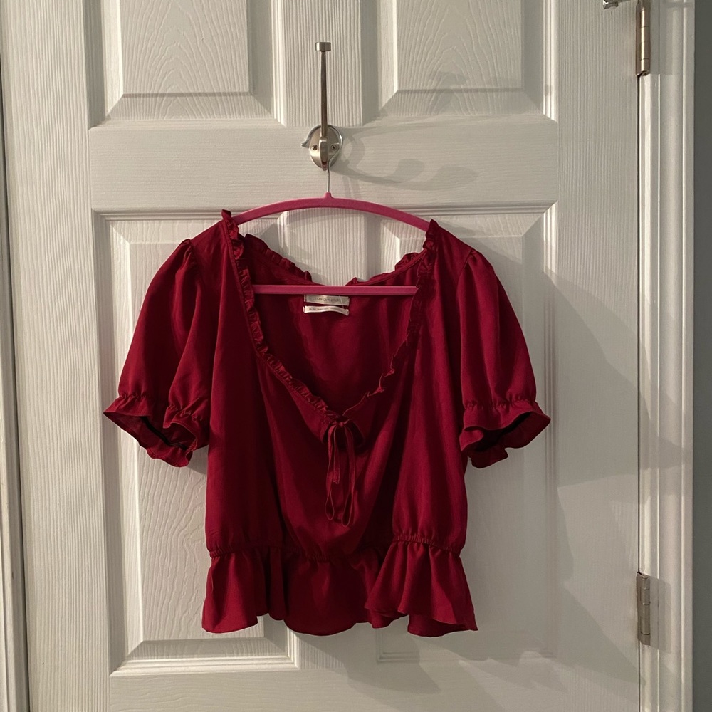 UO Ruffles Crop Top